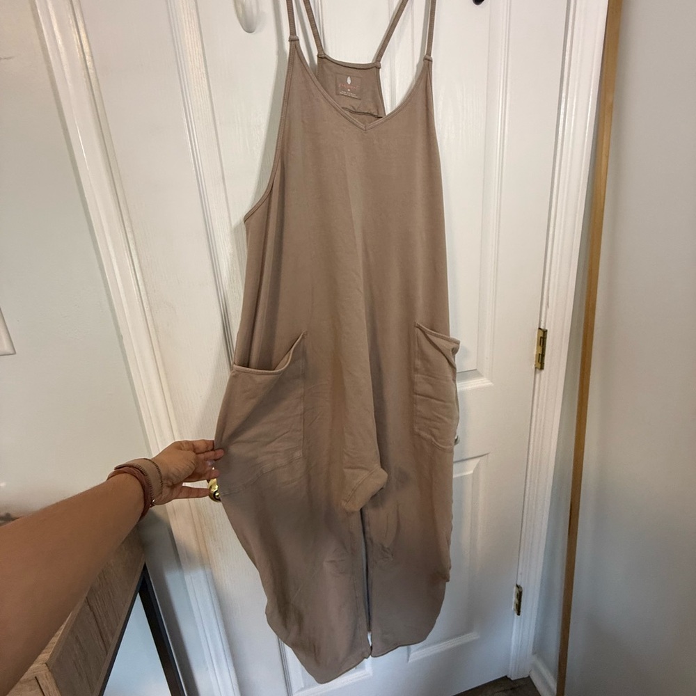 FP Movement by Free People Beige Jumpsuit Medium - Picture 2 of 5